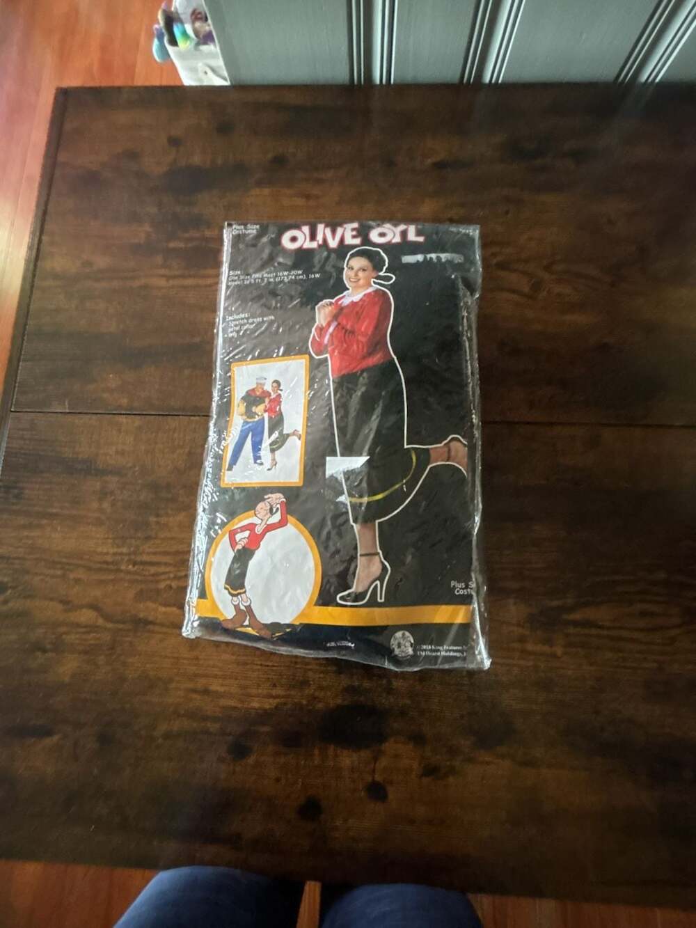 Olive Oyl Plus Size Costume Size 16W-20W Adult Popeye